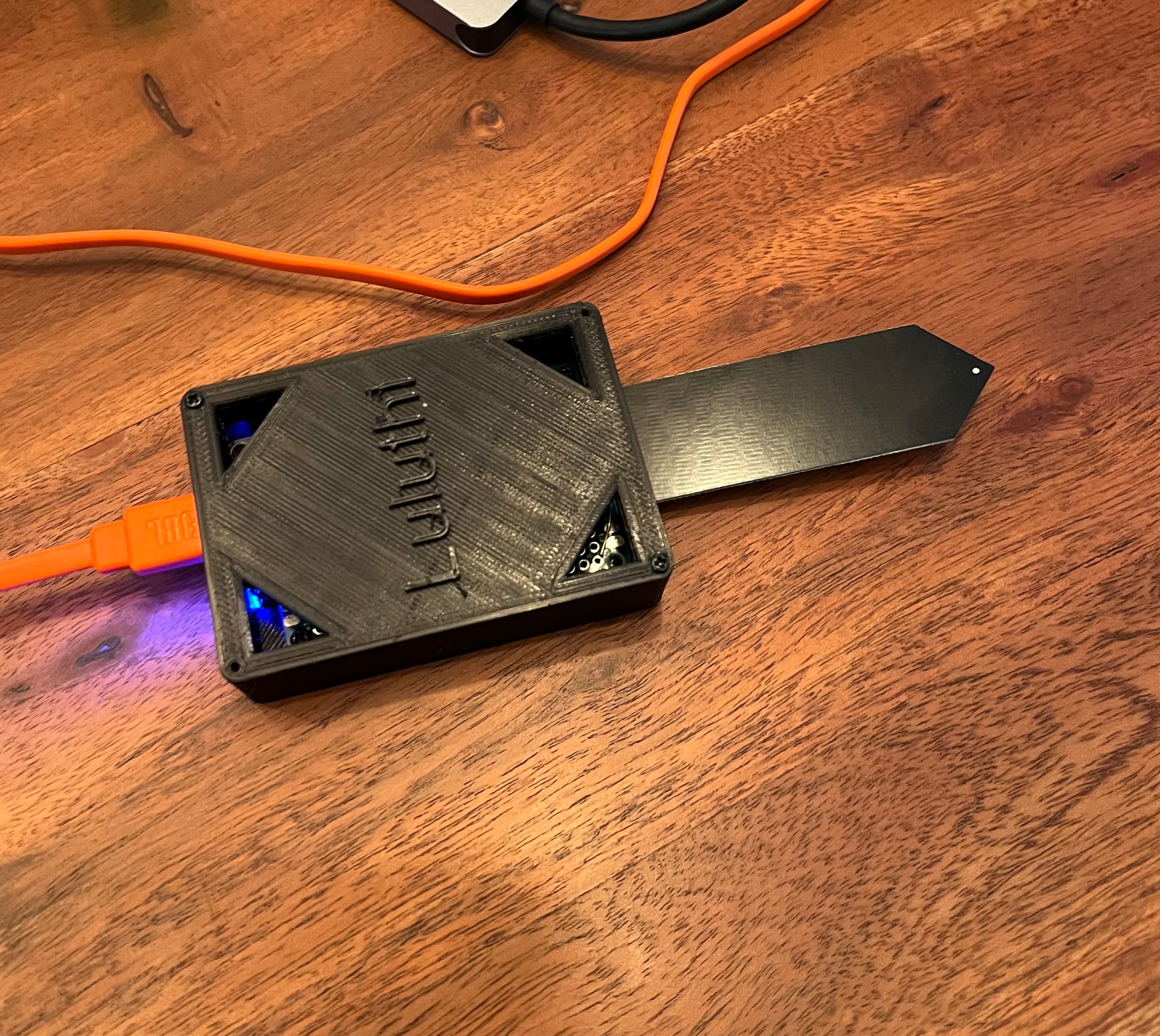 Sensor node powered on