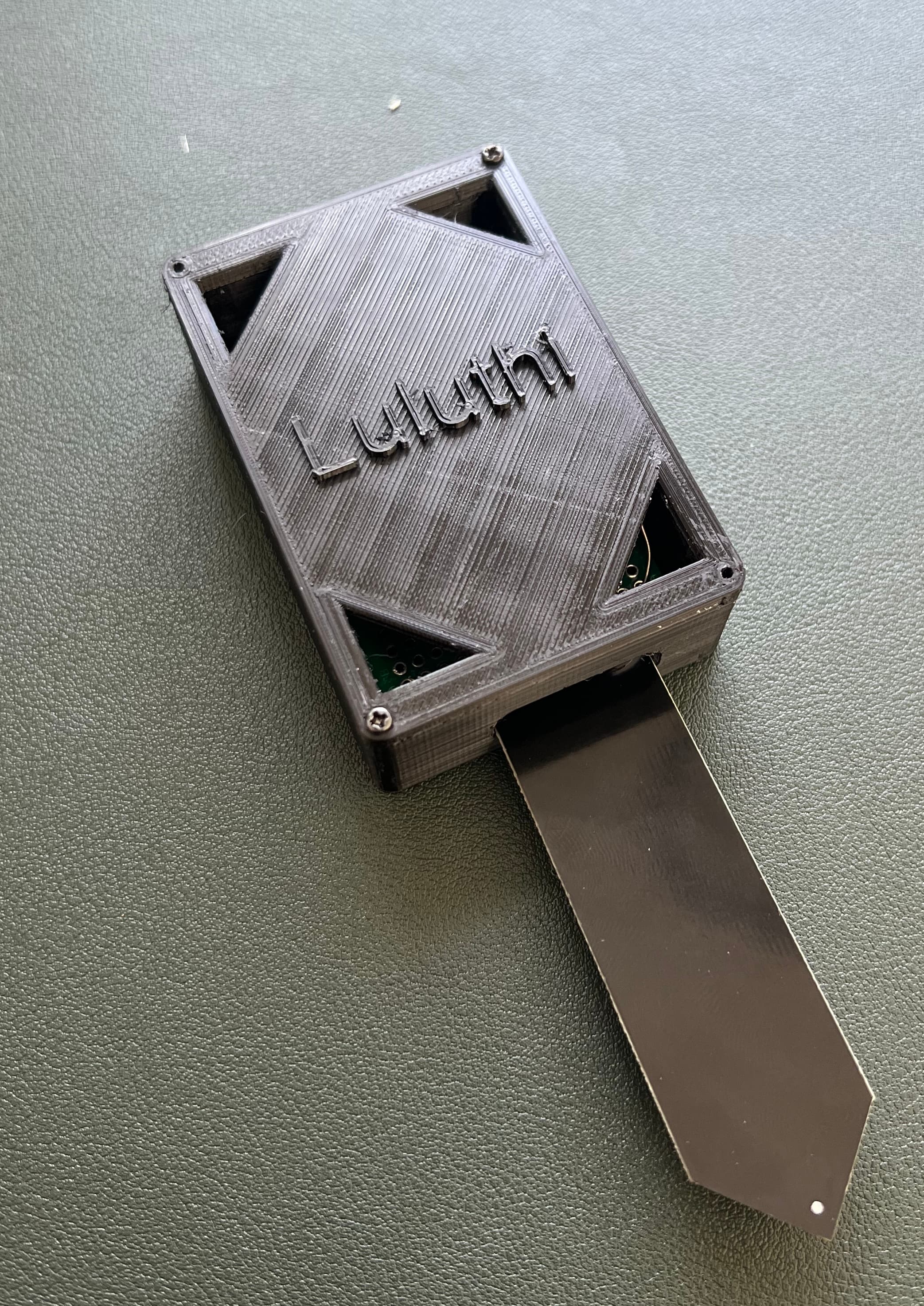 Complete sensor node with capacitive moisture probe